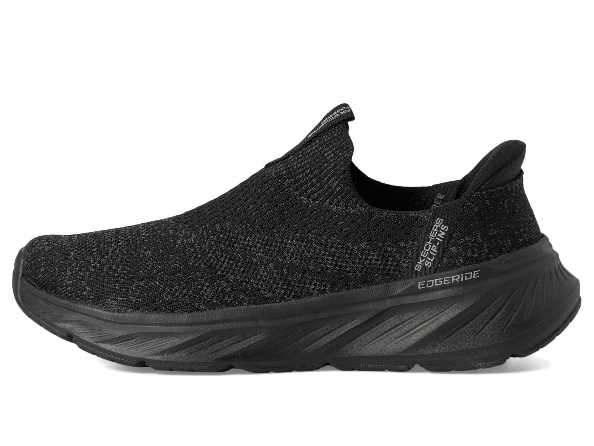 Кроссовки SKECHERS Edgeride Commissioner Hands Free Slip-In, черный — фото 4