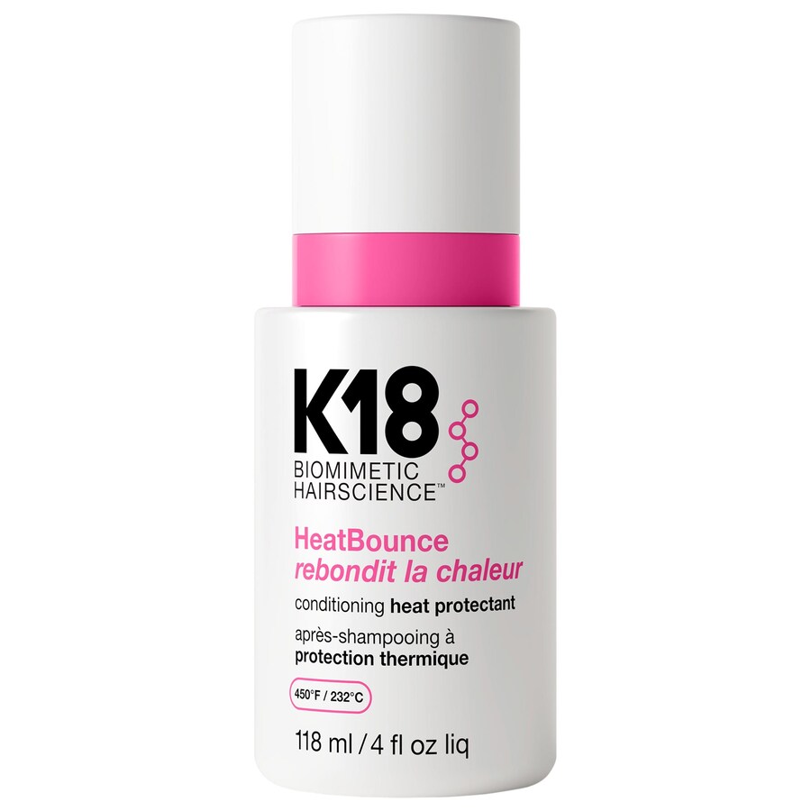 

Термозащитный кондиционер HeatBounce, несмываемый. K18 Biomimetic Hairscience, 4oz/118ml