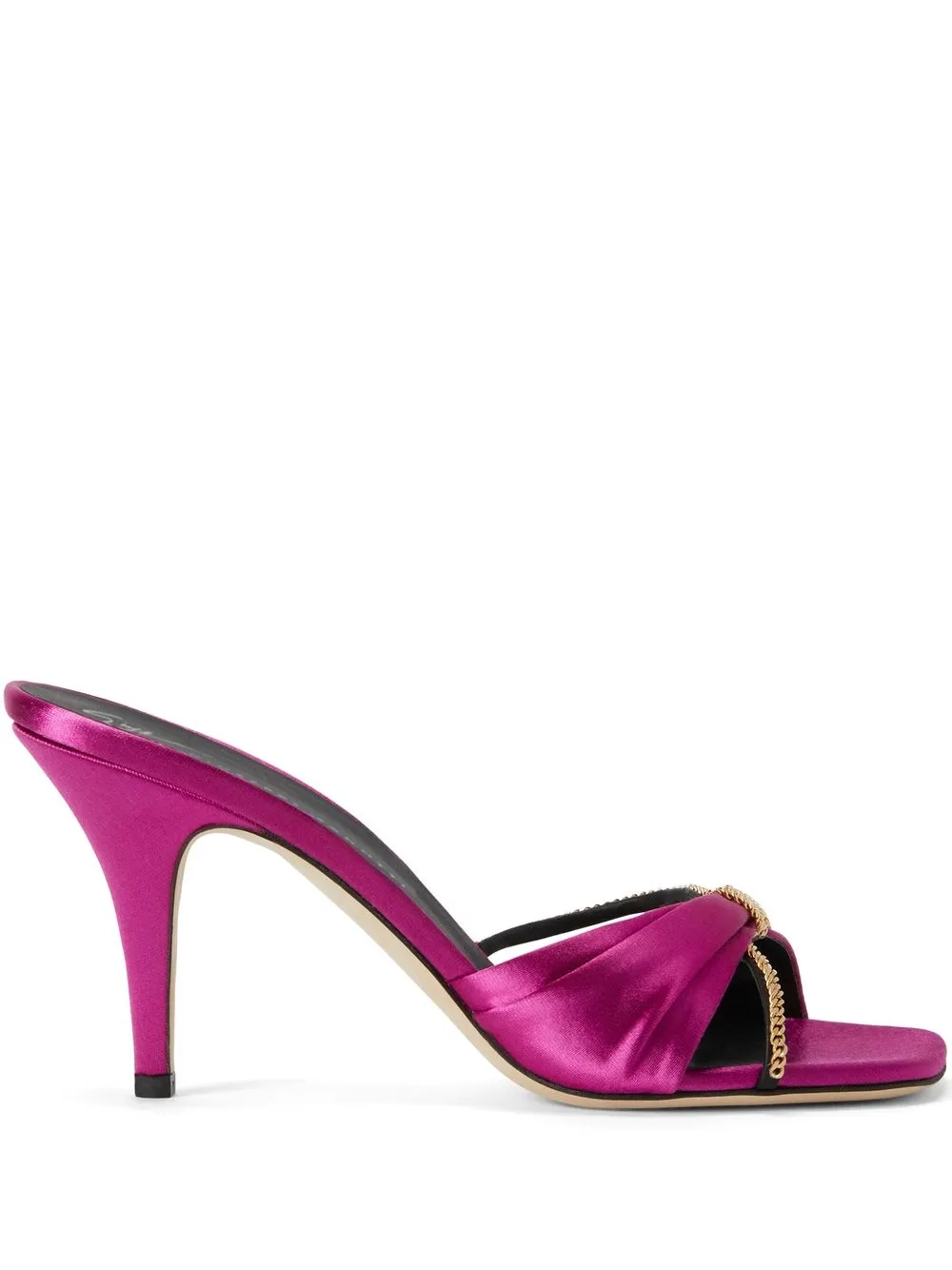 Атласные босоножки Symonne Giuseppe Zanotti, розовый