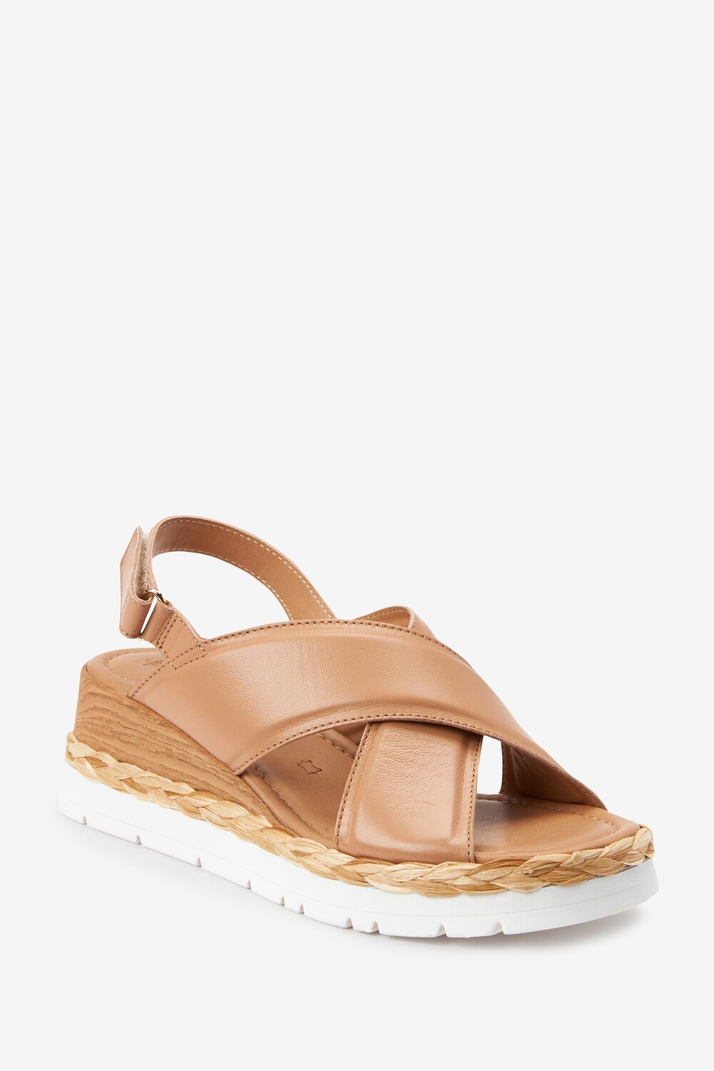 Спортивные туфли на танкетке с перекрестными ремешками Forever Comfort Next, коричневый — фото 3