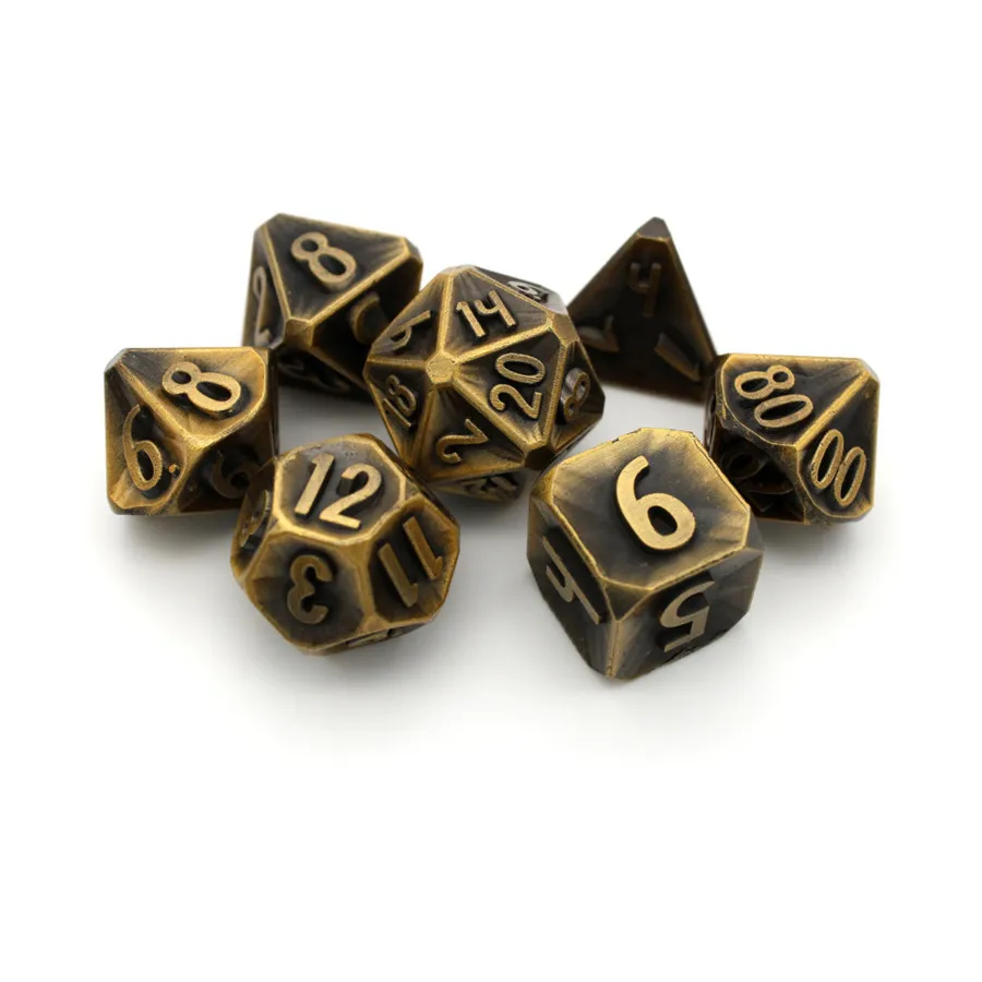 

Полисет Клятва древних (7), Wood and Metal Dice (Dice Envy)