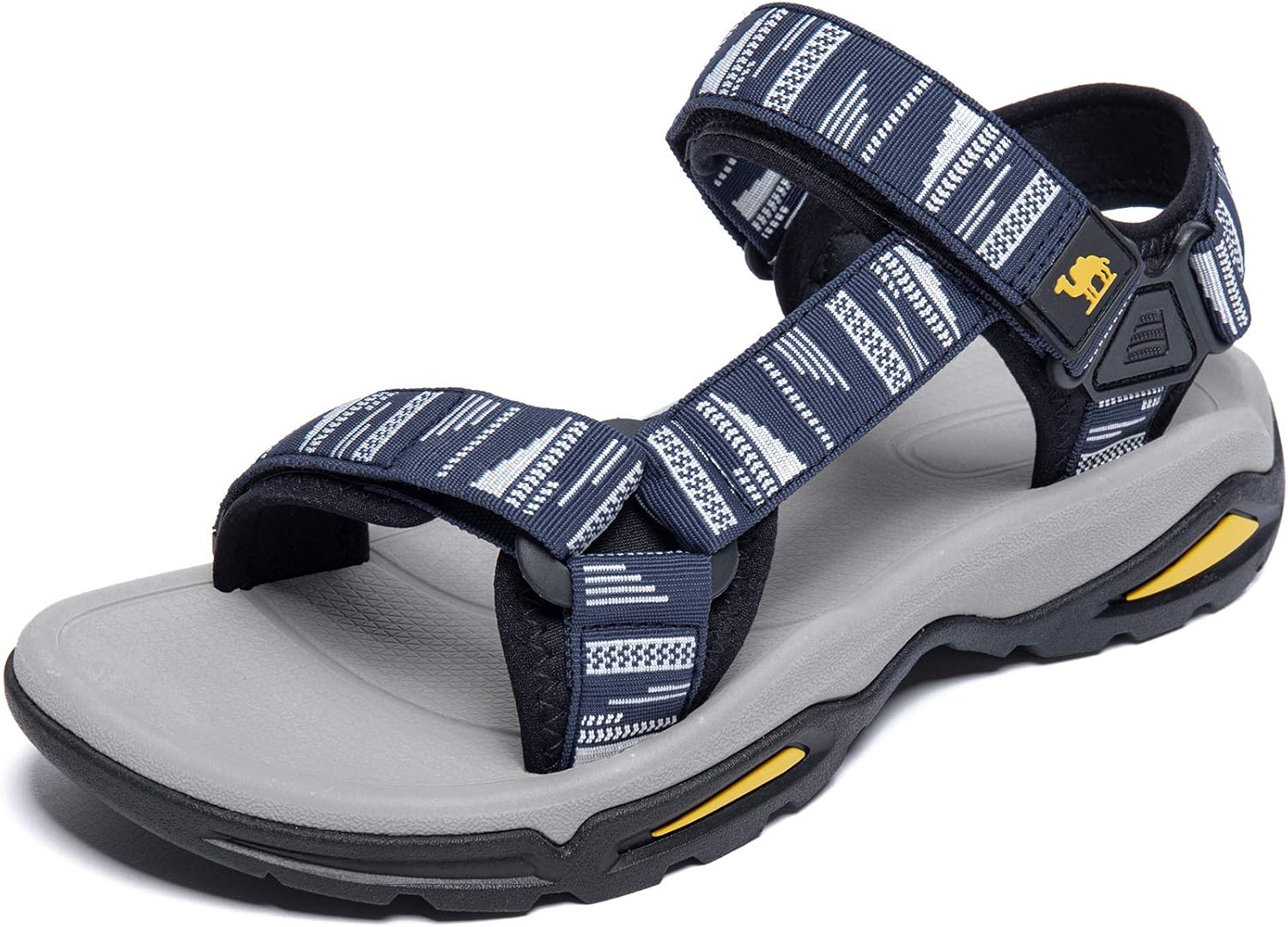 

Мужские водонепроницаемые треккинговые сандалии CAMEL CROWN с поддержкой свода стопы, открытым носком, для лета, активного отдыха на улице, на пляже и водных видов спорта, белый