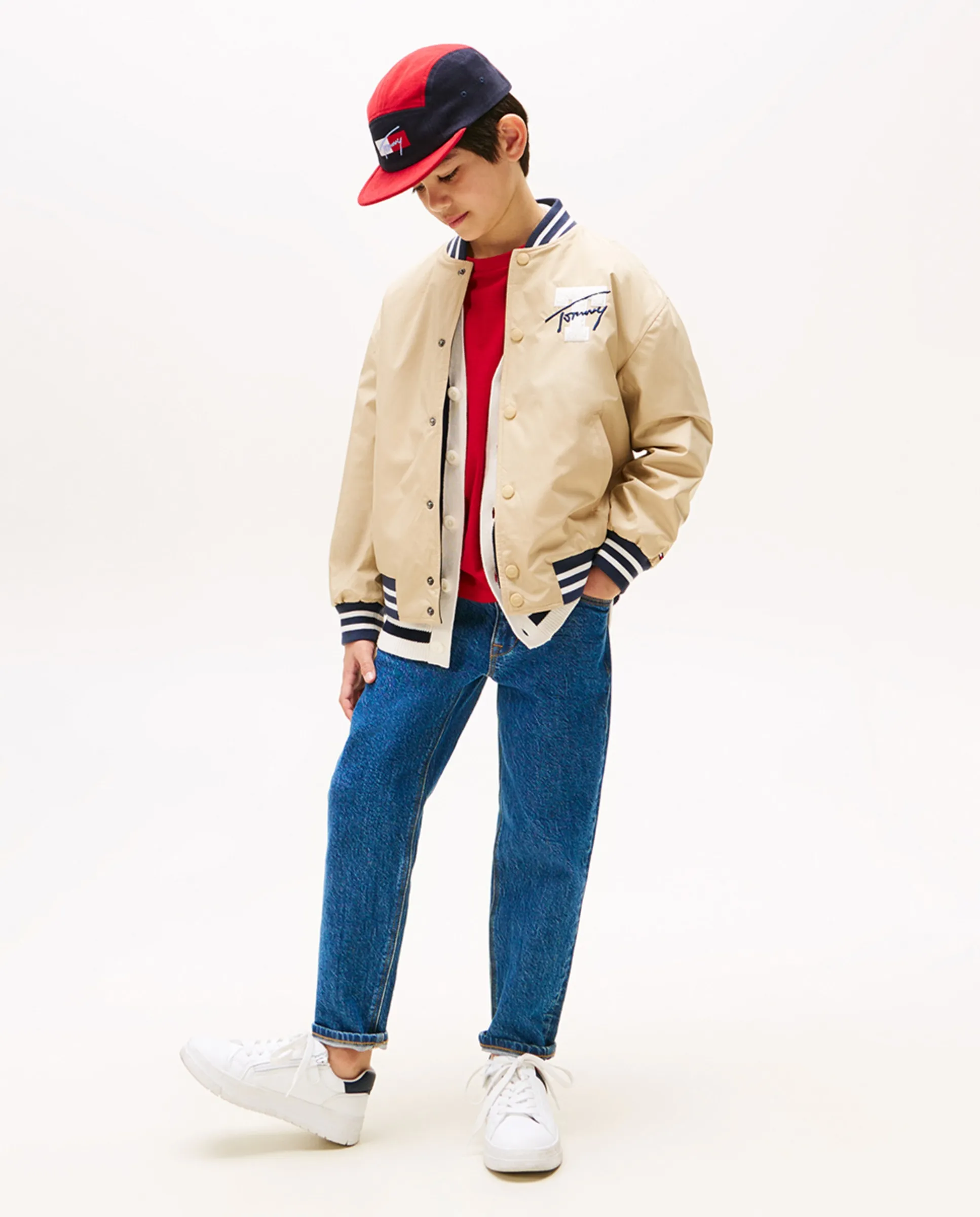 

Длинные джинсовые брюки для мальчика Tommy Hilfiger, синий