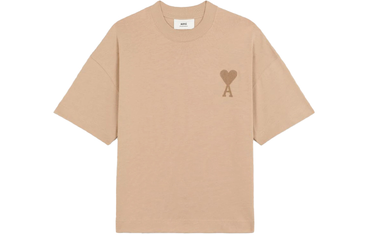 

AMIPARIS Футболка FW21 женская бежевая, Бежевый, AMIPARIS Футболка FW21 женская бежевая