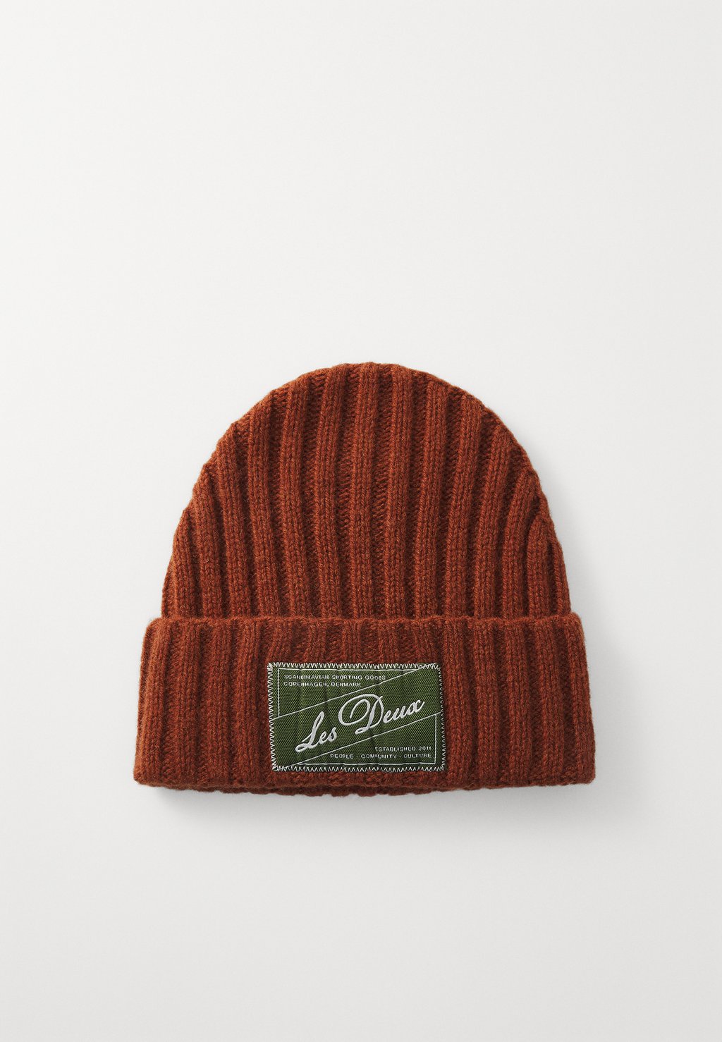 

Шапка WELLS BEANIE Les Deux, коричневый