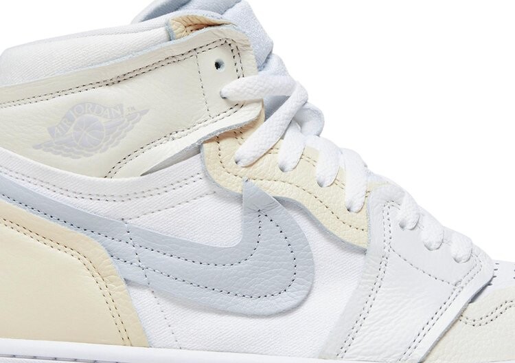 Кроссовки Wmns Air Jordan 1 High Method of Make 'Coconut Milk', кремовый — фото 2