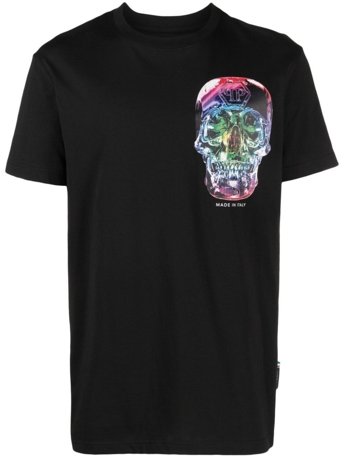 

Футболка с декором Skull Philipp Plein, черный
