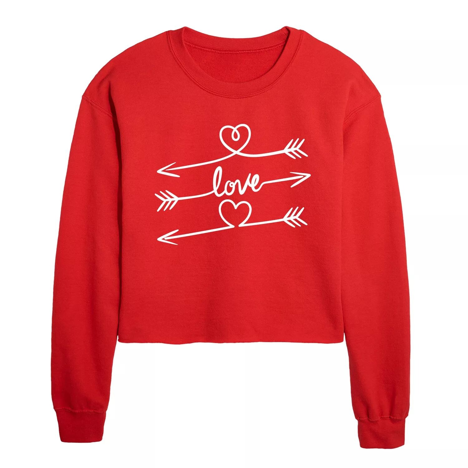 

Укороченный свитшот Juniors' Love Arrows Licensed Character, красный