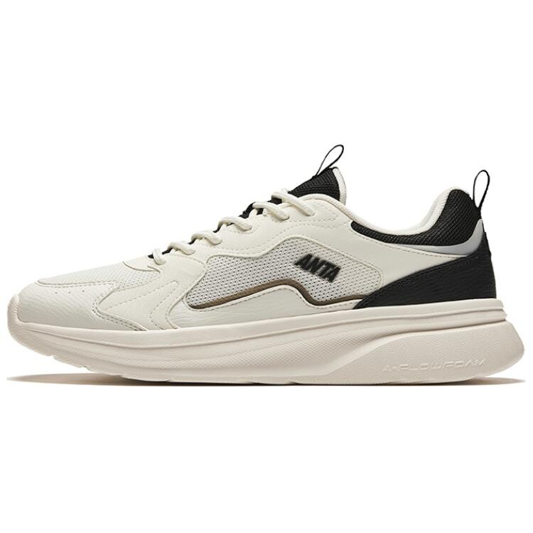 

Кроссовки ANTA Life Collection Lifestyle Shoes Men Low-top Ivory/Black, слоновая кость/черный