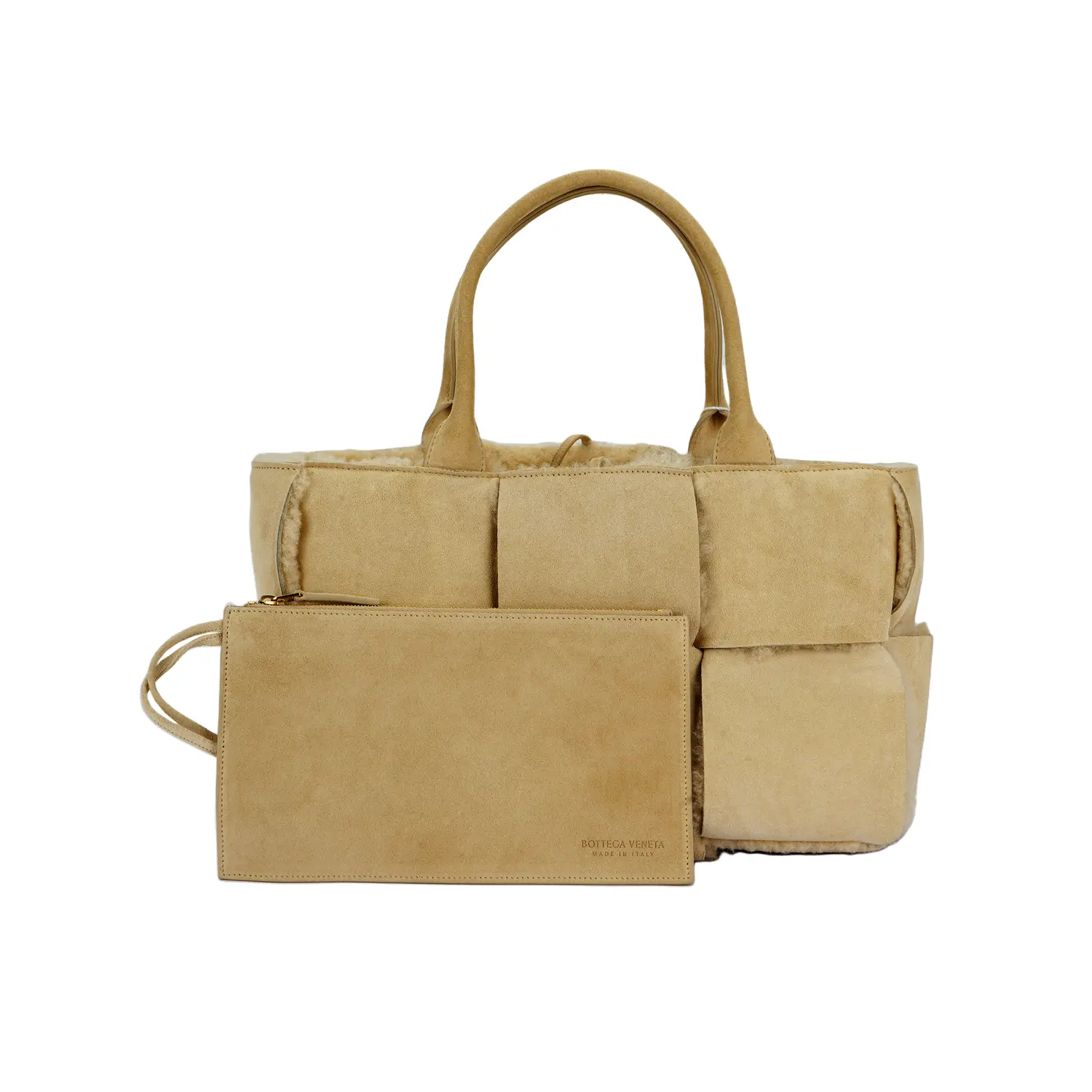 

Bottega Veneta Арко замшевая сумка тоут из телячьей кожи