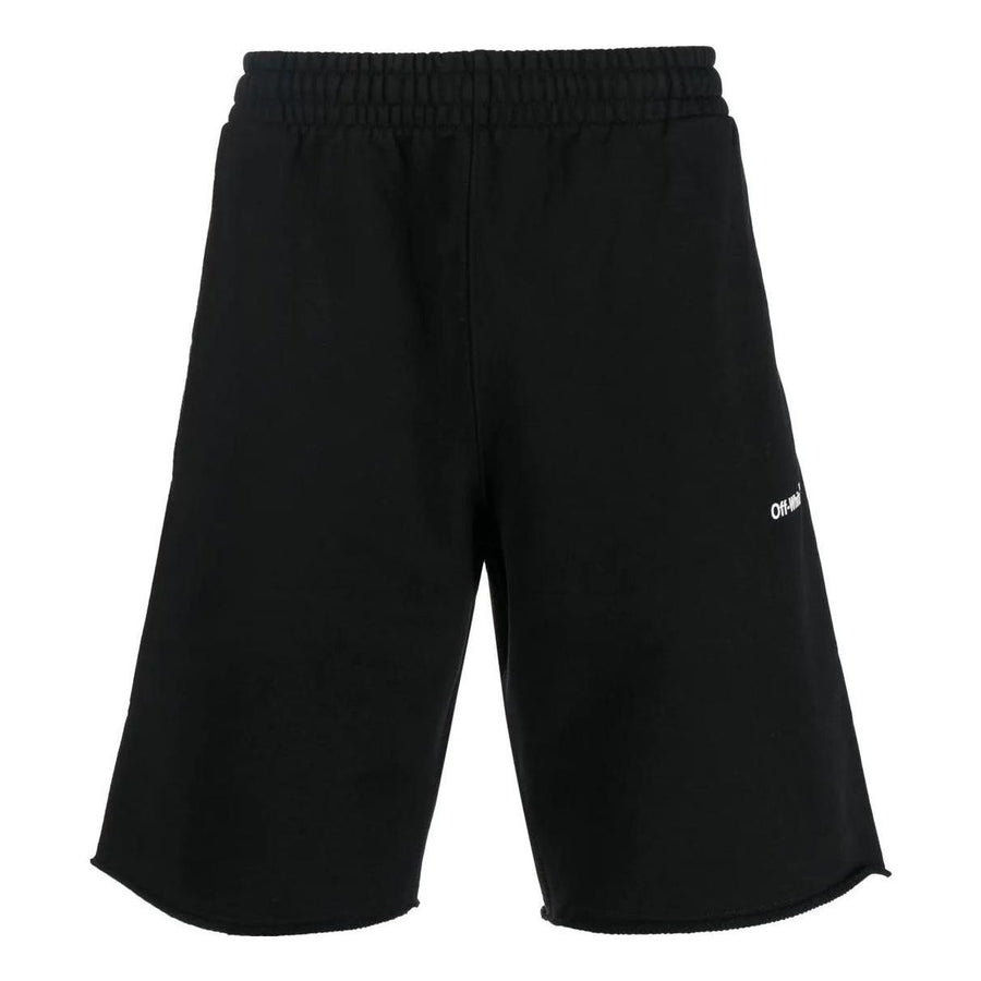 

Спортивные шорты Men's Off-White FW22 Solid Color Logo Printing Elastic Waistband Sports Shorts Ordinary Version Black