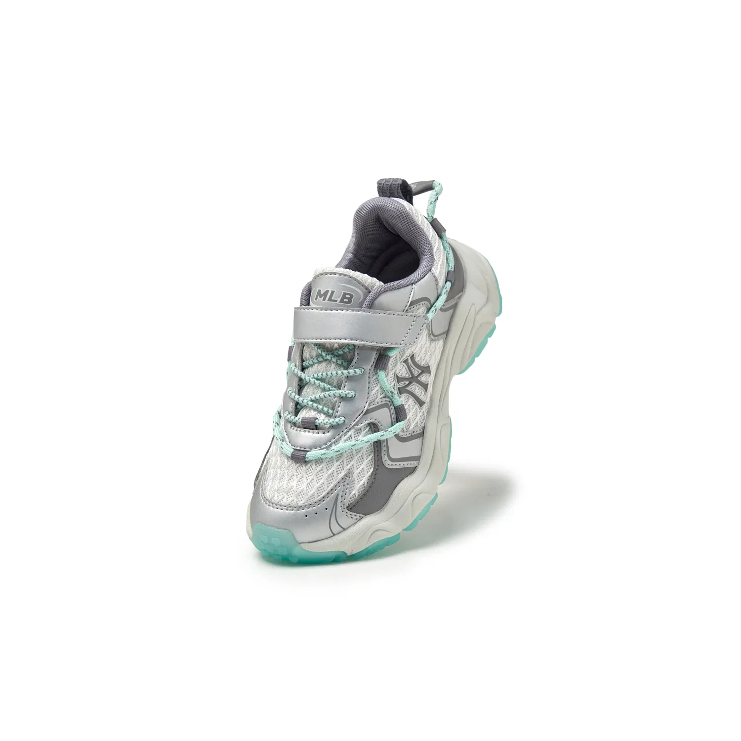 Кроссовки для активного отдыха MLB KIDS New York Yankees Rebound Breathable Silver — фото 4