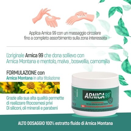 ARNICA 99 Итальянский суперконцентрированный экстрасильный травмирующий скраб 500 мл Intenso Flicka — фото 3
