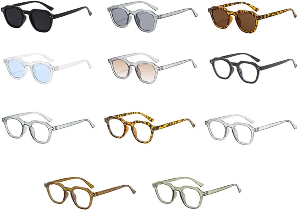 

Солнцезащитные очки с защитой UV400 | Оправа с мелкими заклепками | Для женщин и мужчин | Для занятий спортом на открытом воздухе и вождения DSVIGF, Gray Tea