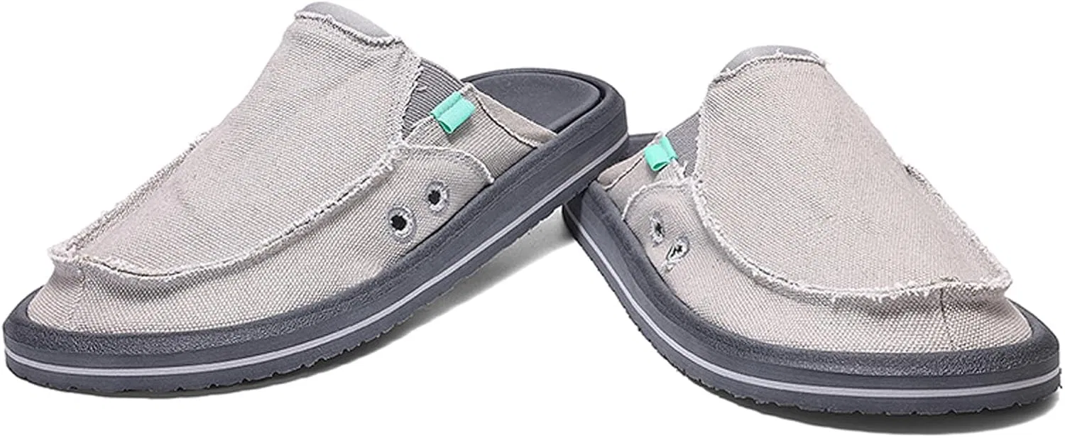Тапочки мужские повседневные, Slip On Loafers, серый XJITIGER