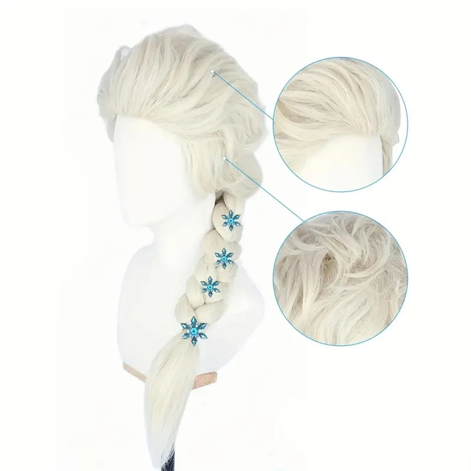 Длинный волнистый парик «Platinum Blonde Princesses» от Creamily Creamily, Platinum Blonde