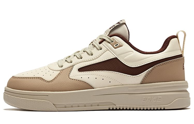 

Cool Play 2.0 Антискользящие износостойкие низкие скейтерские кроссовки мужские яичный крем серо-коричневый Erke, яичный ликер серый тауп