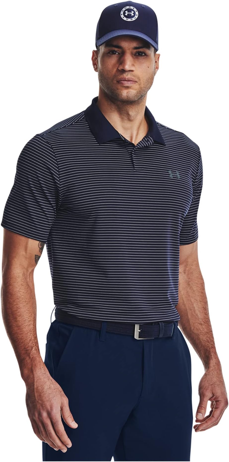 

Новинка-поло Performance 3.0 Under Armour Golf, цвет Midnight Navy/White/Pitch Gray