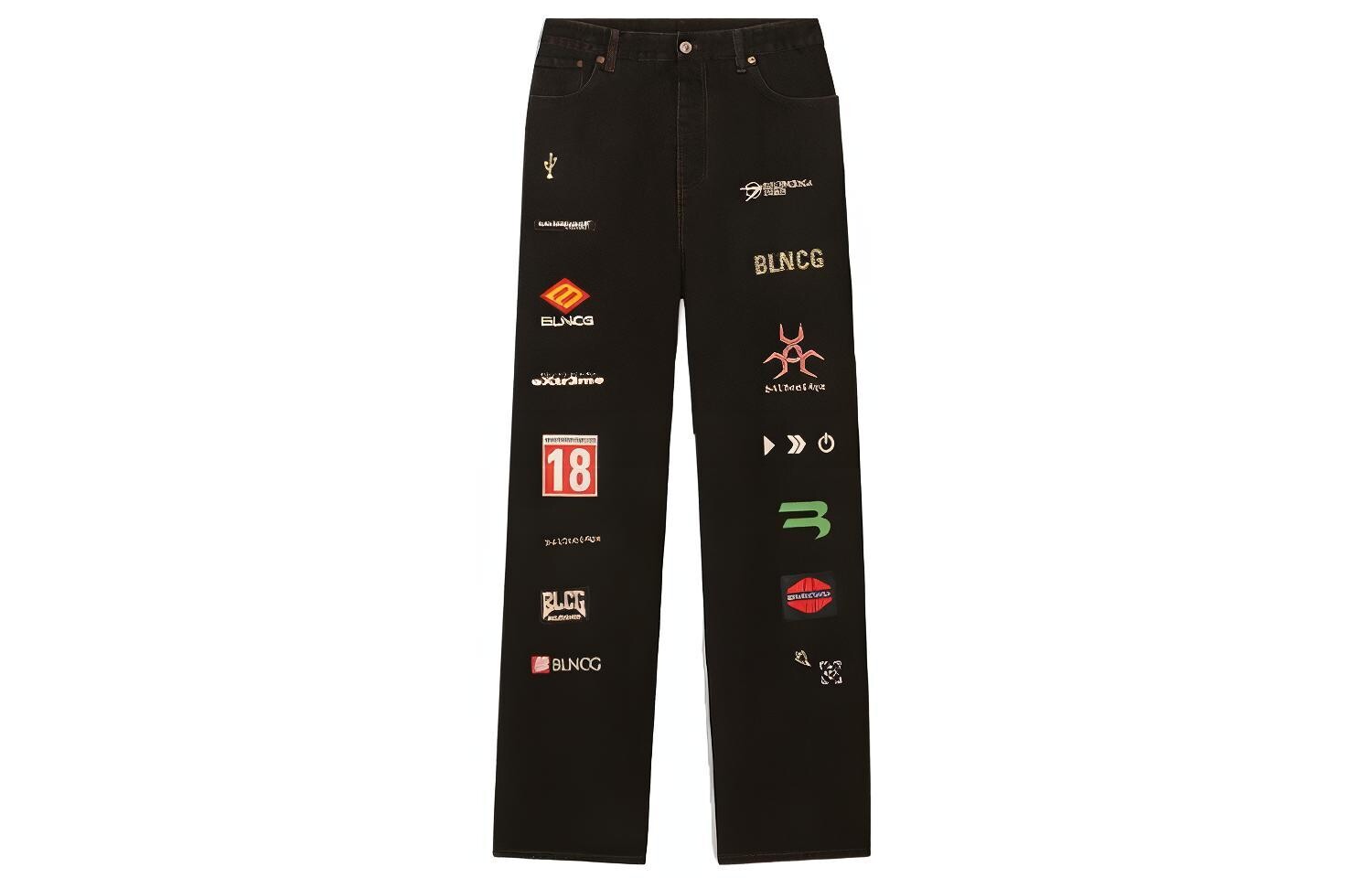 

Джинсы унисекс Balenciaga, цвет Black