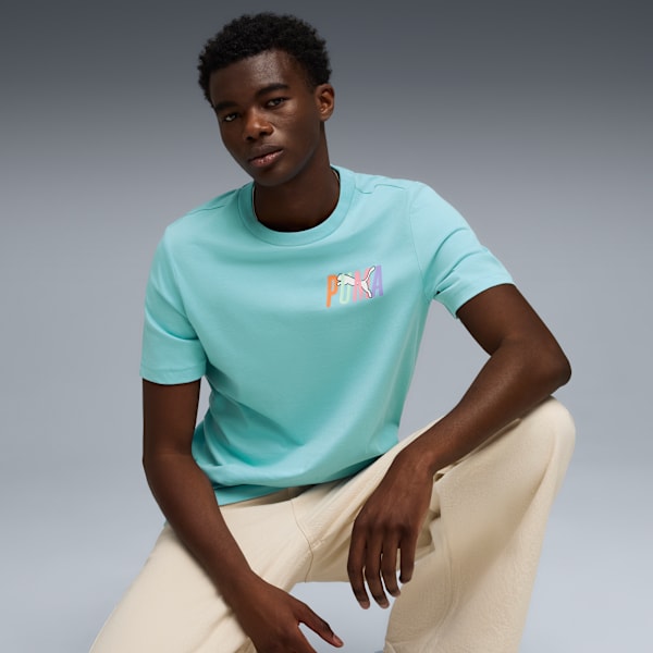 

Мужская футболка Puma Essentials Graphics, синий