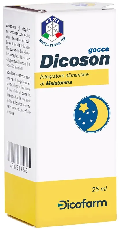 

Dicoson Drops Добавка мелатонина 25 мл Dicofarm