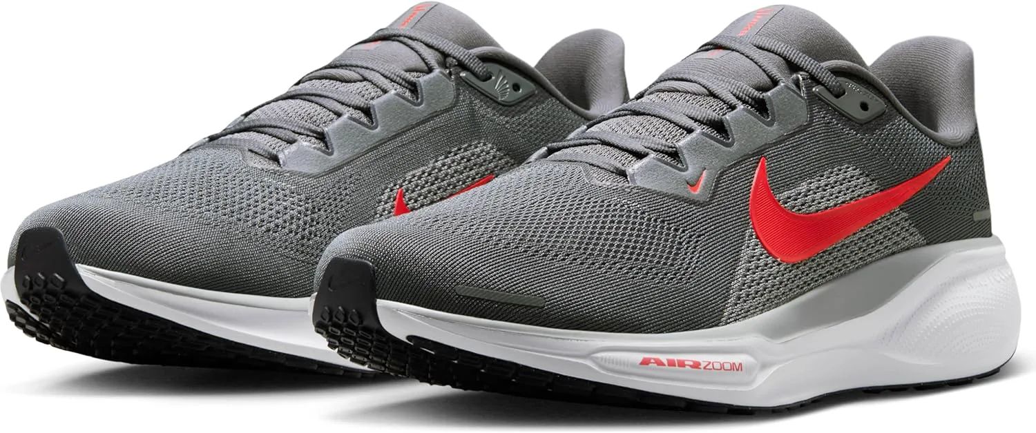 Мужские кроссовки Nike Air Zoom Pegasus 40, серый/ярко-малиновый — фото 2