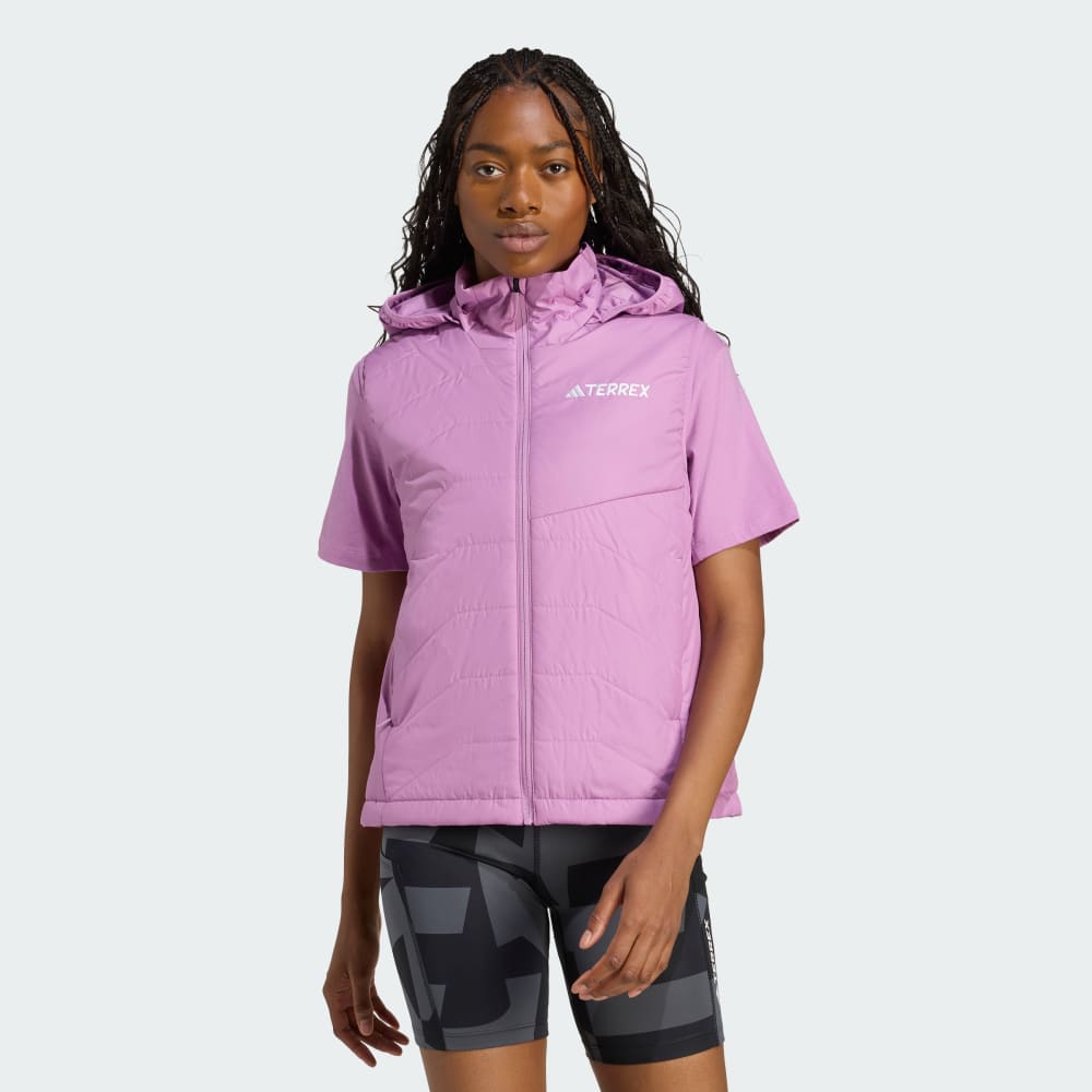

Жилет Adidas Terrex Multi Climawarm Insulated Hooded Vest, цвет Preloved Purple