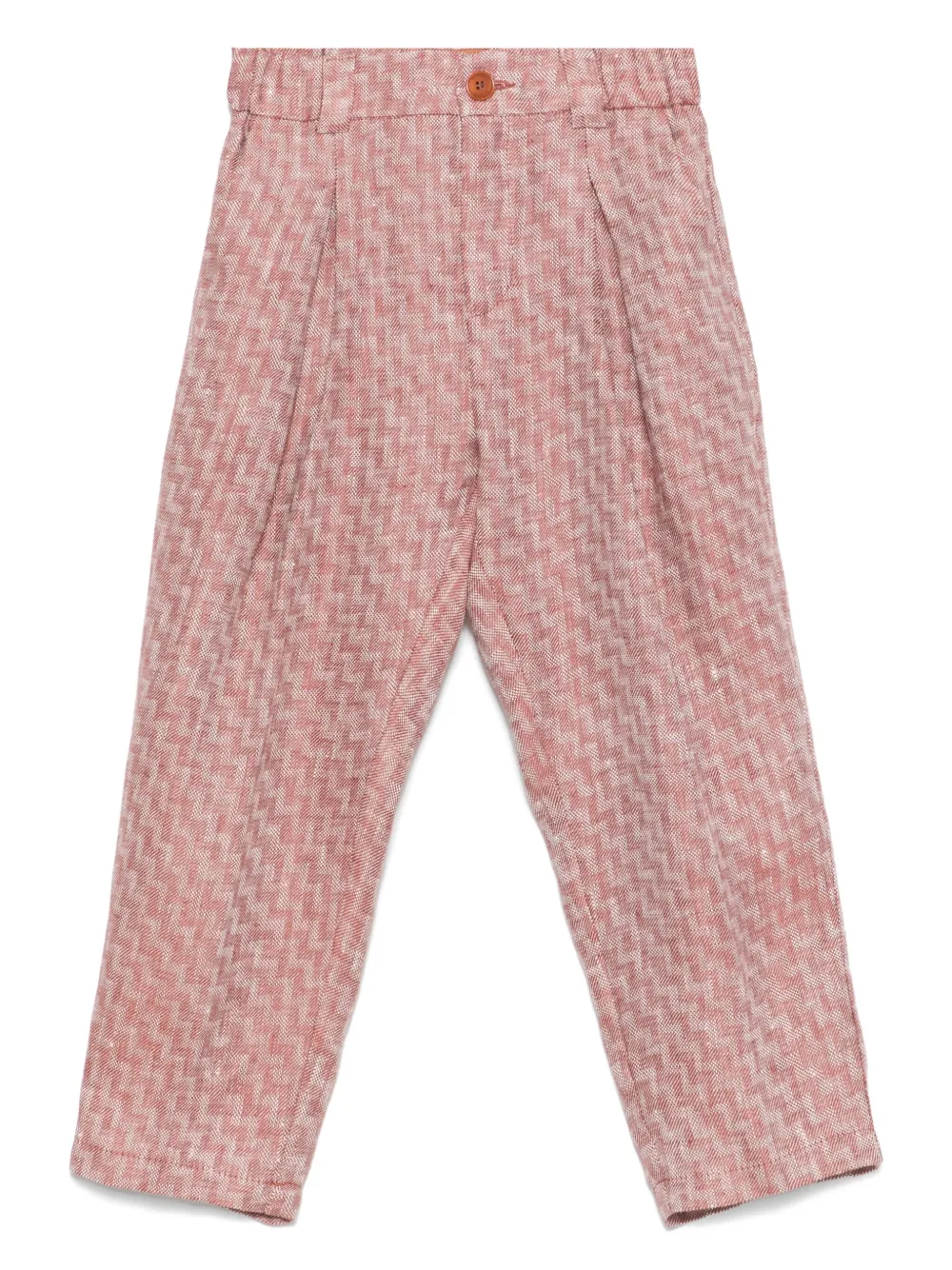 

Зауженные брюки Missoni Kids, красный