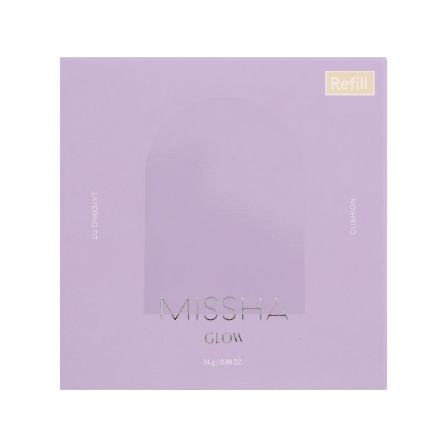 Сменная тональная основа Glow Cushion с губкой Missha, цвет vanilla — фото 2