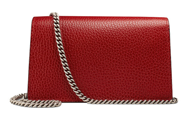 Мини-сумка Gucci Dionysus через плечо, красная — фото 2