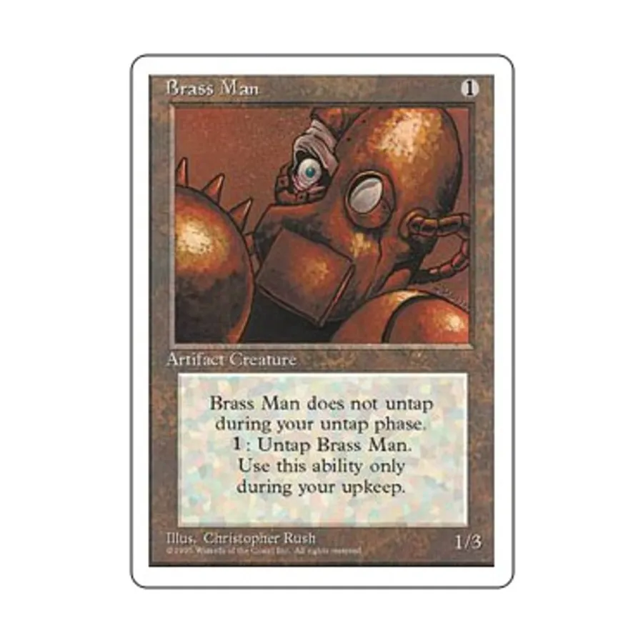 

CCG Латунный человек (U), MTG - 4th Edition