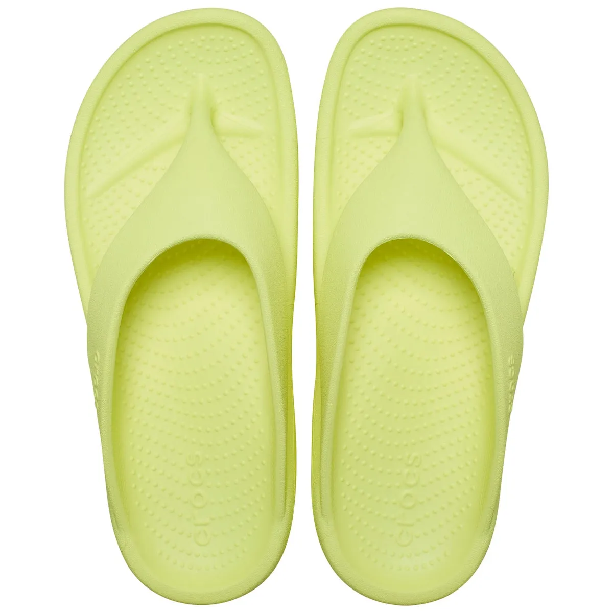 Женские шлепанцы Mellow Recovery Womens Flip W Crocs, желтый — фото 3
