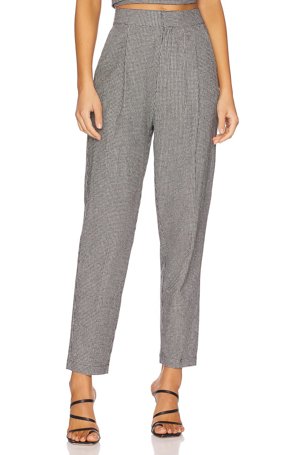 

Брюки MINKPINK Brooklyn Tapered, цвет Black & White
