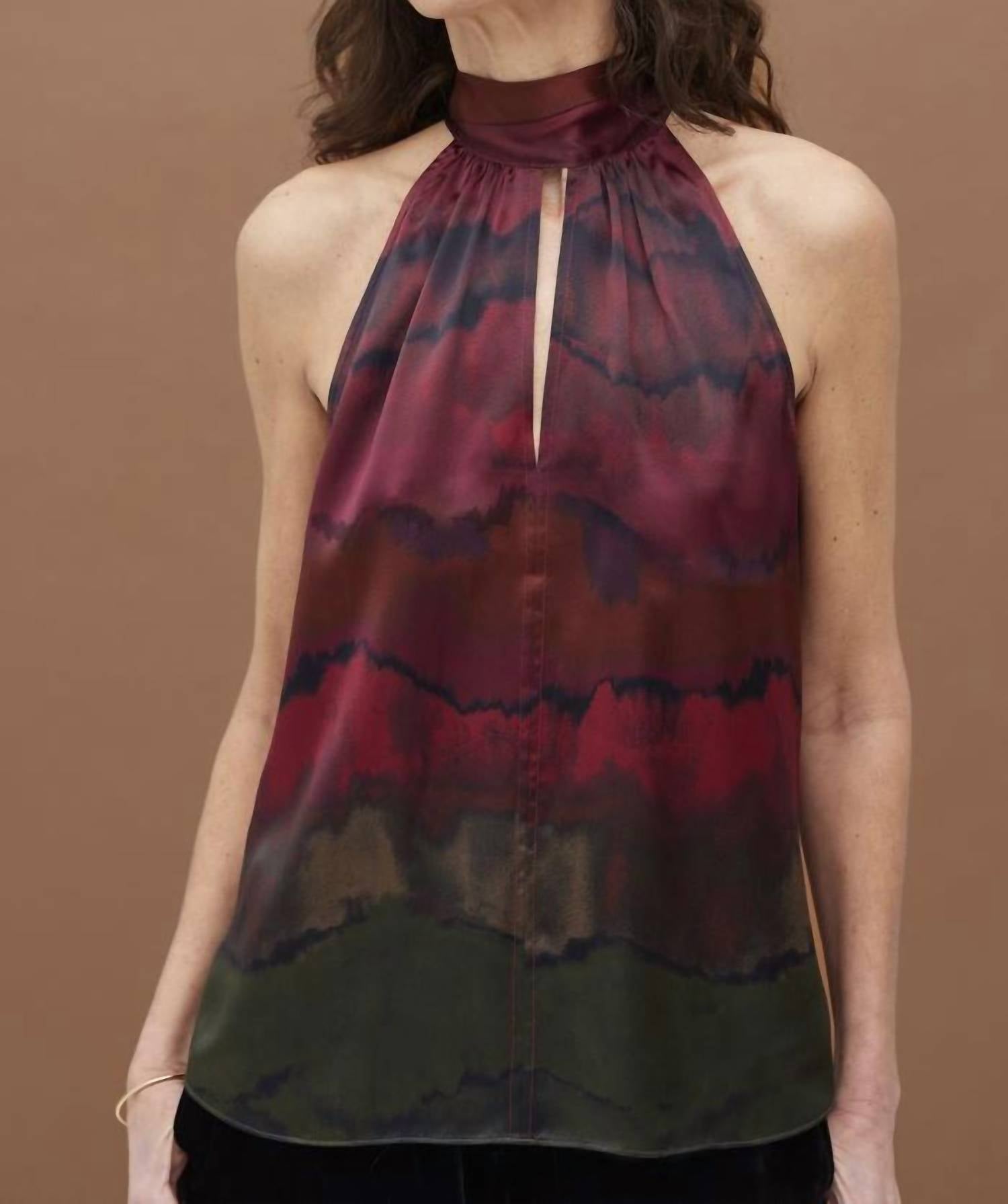 

Майка Over The Bow в зимнем градиенте Go by Go Silk, цвет winter gradient