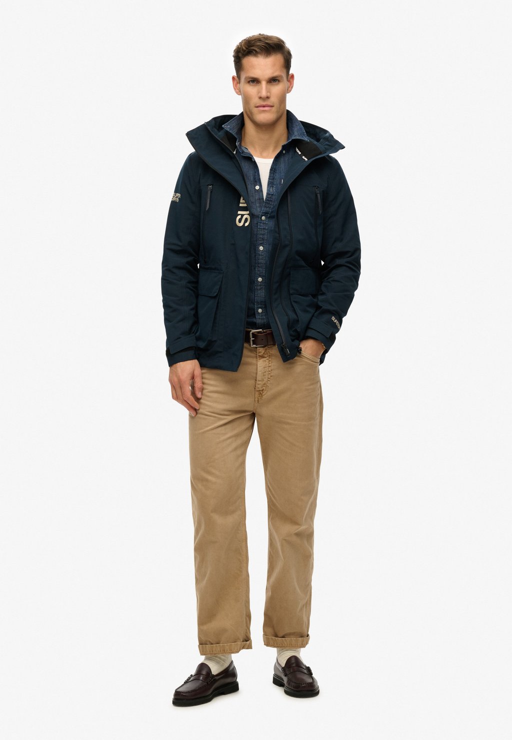 

Летняя куртка Superdry, синий