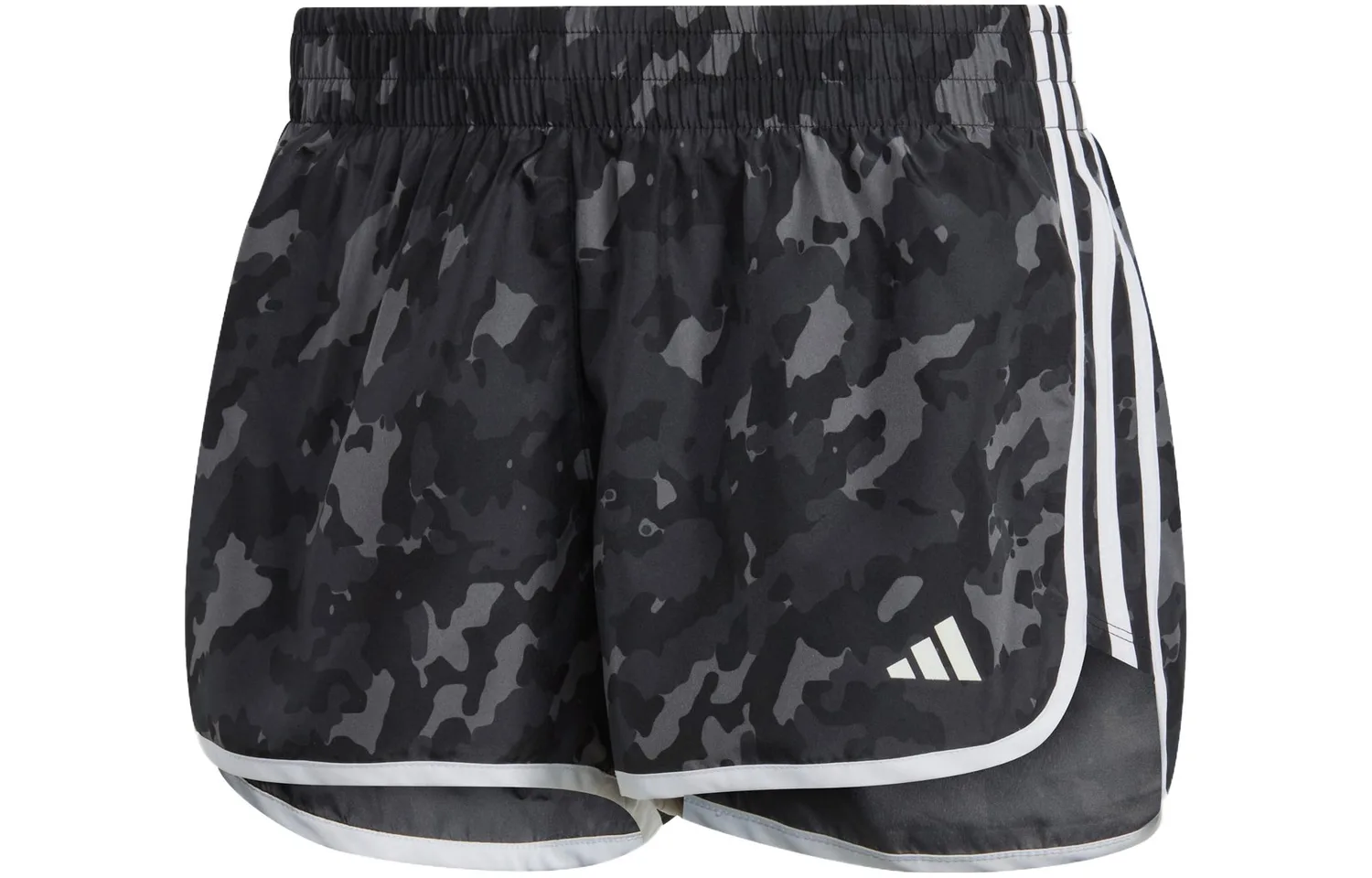 Adidas Спортивные шорты женские Carbon Black умеренные вязаные