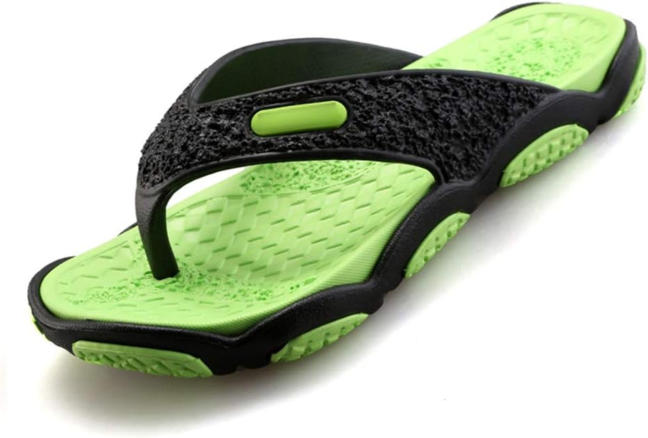 

Мужские шлепанцы YXCKG, повседневные вьетнамки для мужчин, сандалии на открытом воздухе, шлепанцы с поддержкой свода стопы, летние пляжные шлепанцы, модные плоские шлепанцы с мягкой противоскользящей подошвой, зеленый