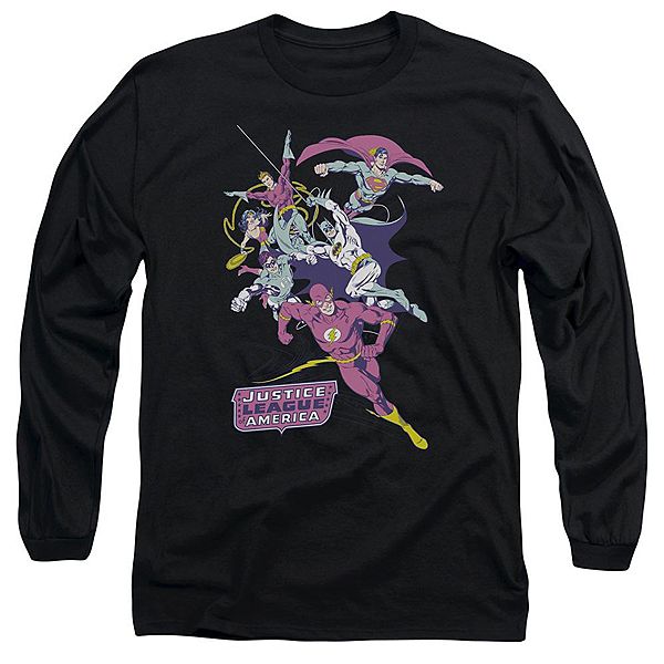

Футболка с длинным рукавом Justice League of America Licensed Character
