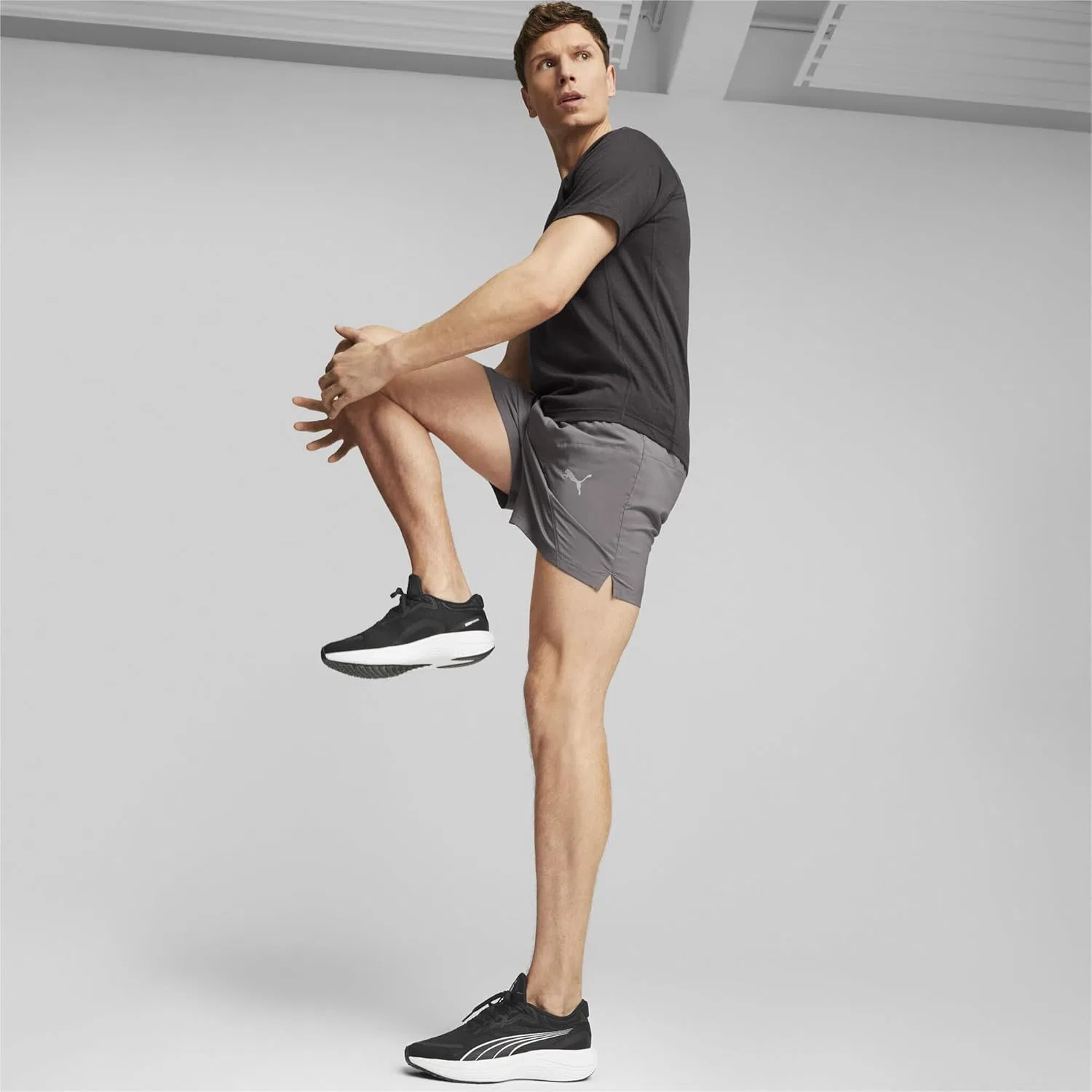 Кроссовки для бега PUMA Unisex Scend Pro Street, Black White — фото 3