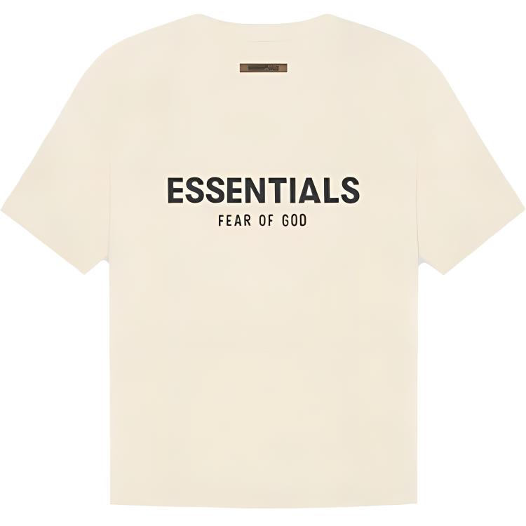 Футболка Fear Of God Essentials, кремовая — фото 2