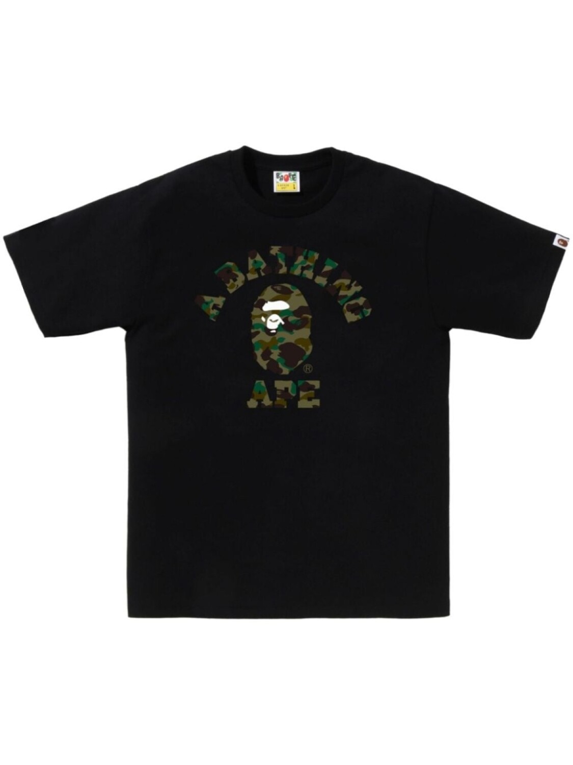 

A BATHING APE футболка с логотипом, черный