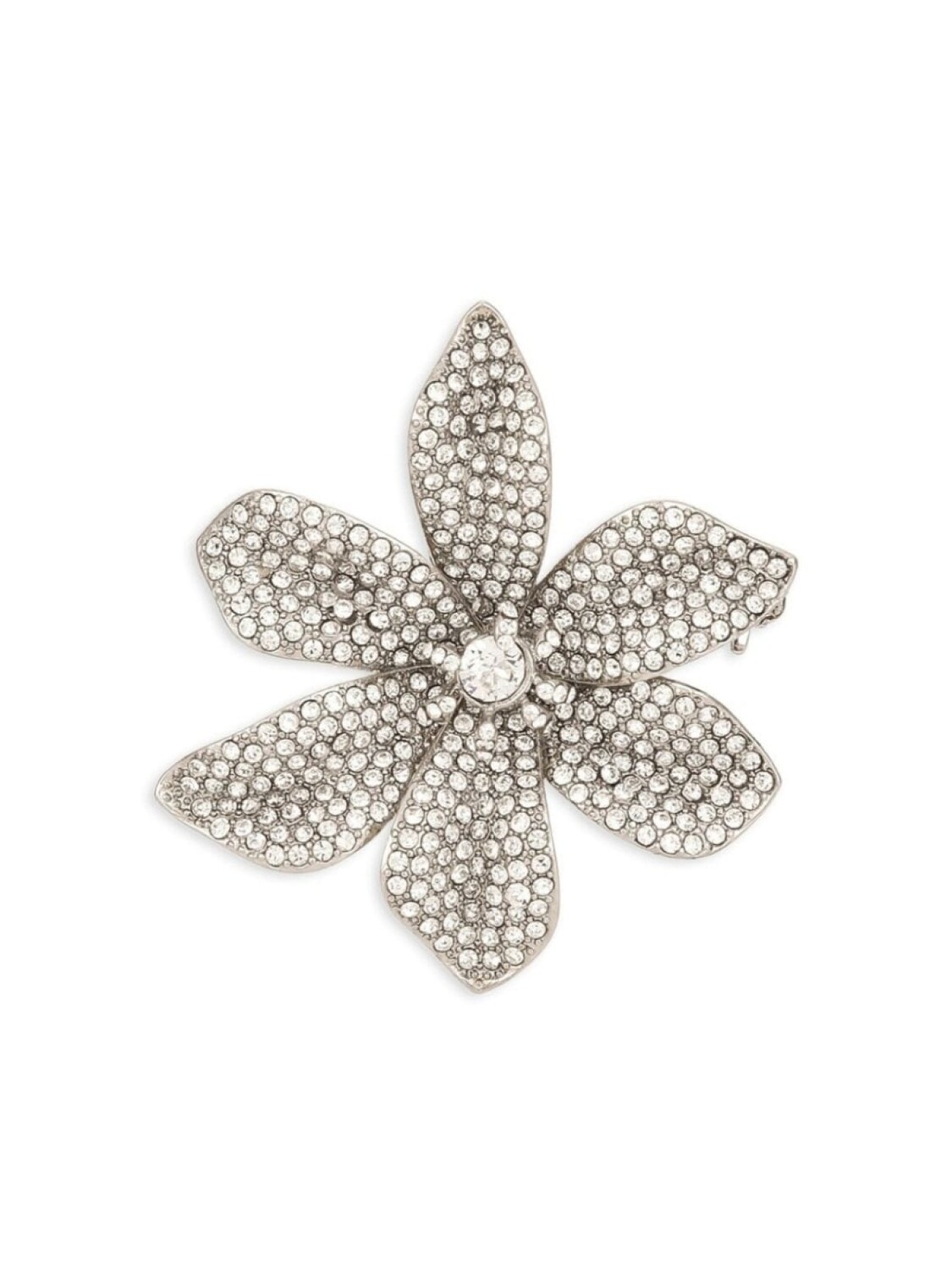 

Брошь Lily с кристаллами (35 мм) Dolce & Gabbana, серебряный