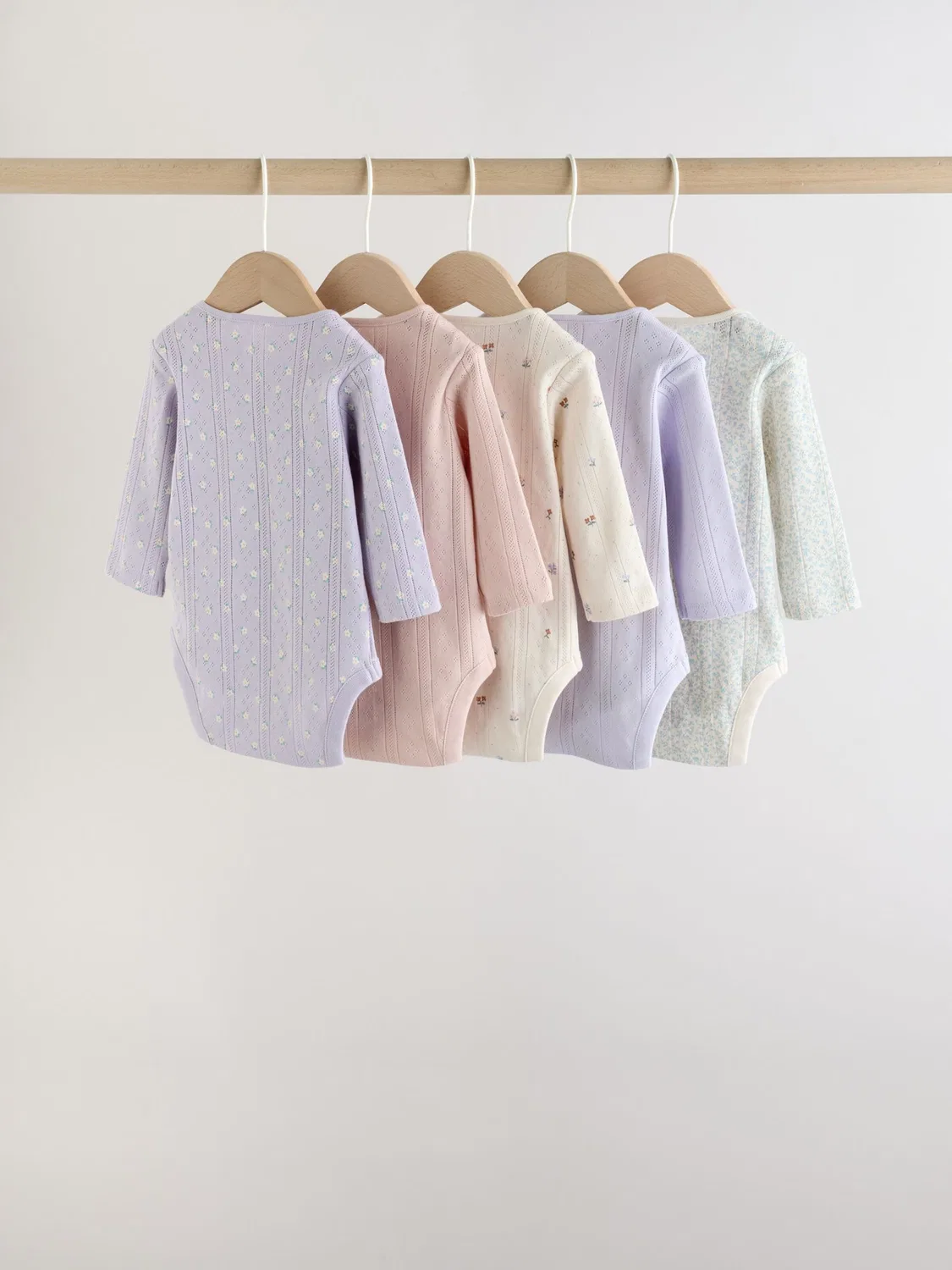 Комбинезон/Боди Next, Beige/Pastel Purple/Pastel Pink — фото 3