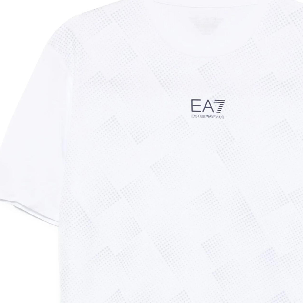 Футболка для тенниса ea7 EMPORIO ARMANI, белый — фото 4