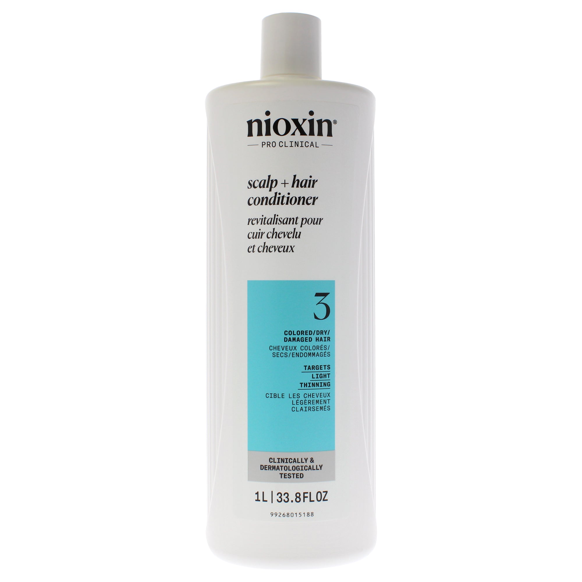 Кондиционер для кожи головы System 3 Scalp Therapy от Nioxin, подходит для мужчин и женщин - 950 мл, прозрачный