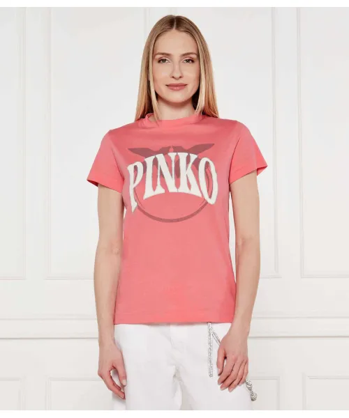 

Футболка старт Regular fit Pinko, розовый