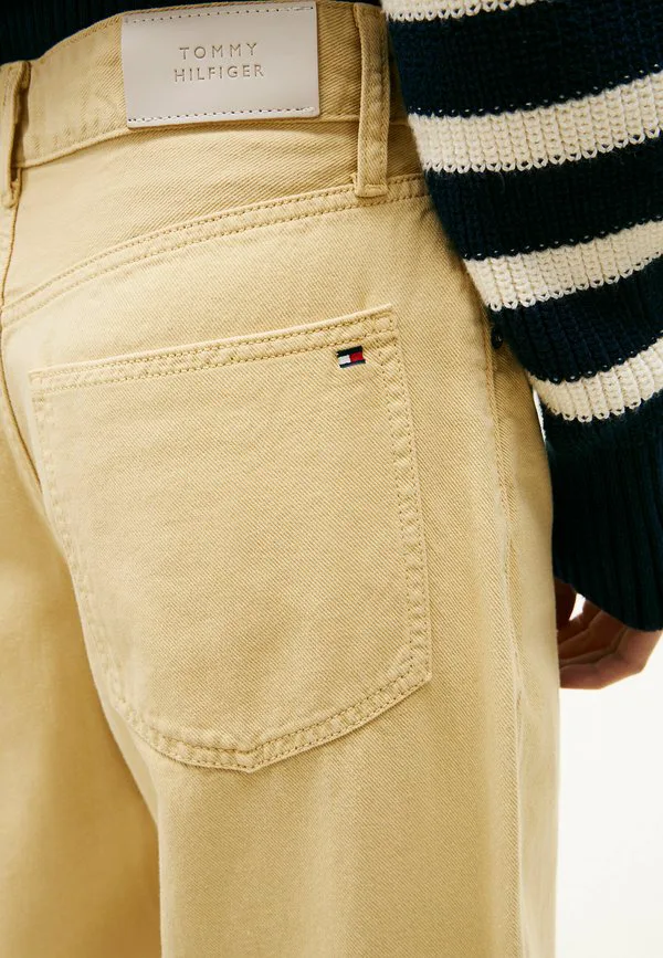 Джинсы средней посадки с широкими штанинами свободного кроя Tommy Hilfiger, Harvest Wheat — фото 4