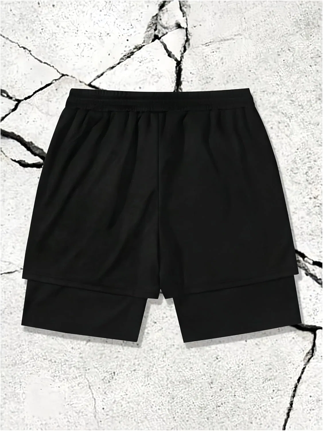 Generic Psalms 91 Christian Short, Psalms 91 Christ Jesus Men Workout 2 in 1 Short, Black C — фото 2