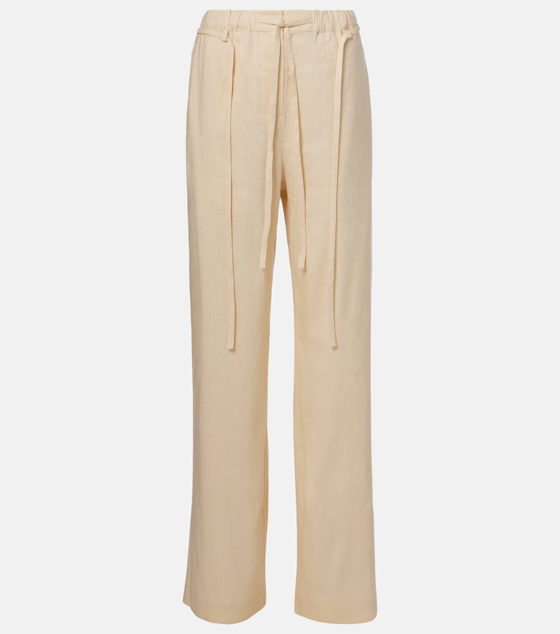 

Прямые брюки White Label Magnus из льняной смеси Proenza Schouler, Light Wheat