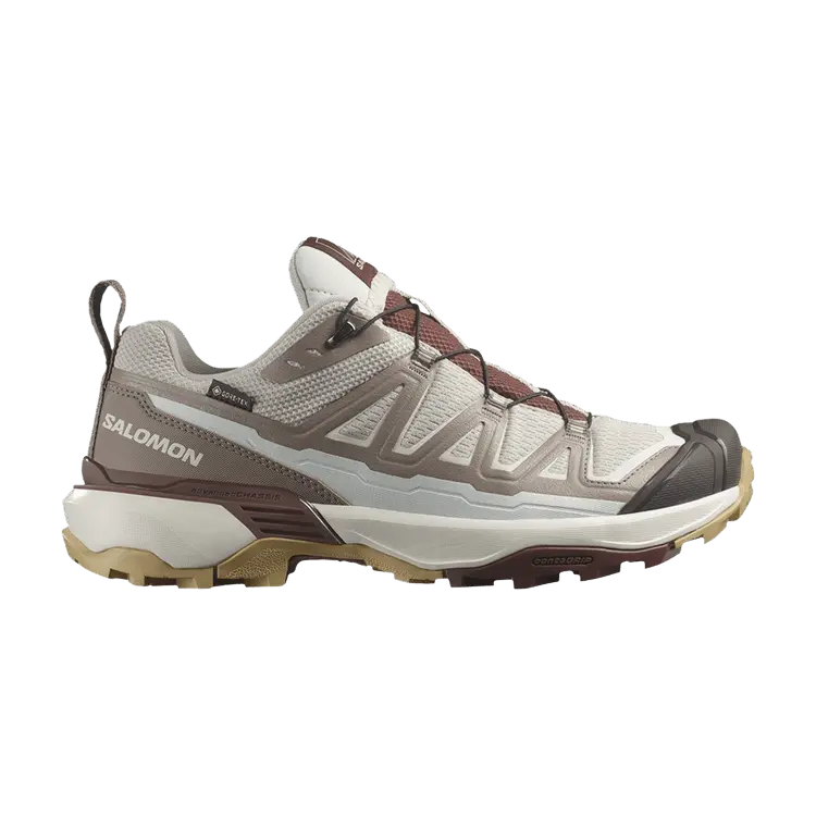 

Кроссовки Salomon Wmns X Ultra 360 Edge GORE-TEX Silver Cloud Rum Raisin, серый